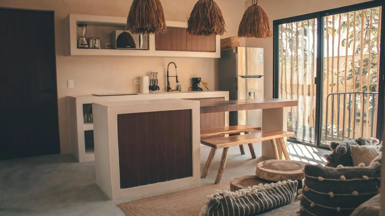 Vida Boho Apart 6 With Special Fee To Access Hotel Bardo Tulum