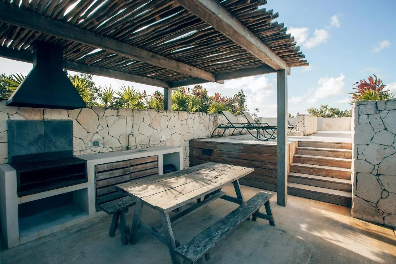 Vida Boho Apart 6 With Special Fee To Access Hotel Bardo Tulum Apartment